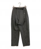 IIROTイロット）の古着「Suspender Tuck pants」｜グレー