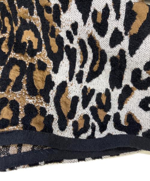 STELLA McCARTNEY（ステラマッカートニー）STELLA McCARTNEY (ステラマッカートニー) レオパード柄ニットスカート ブラウン サイズ:38の古着・服飾アイテム