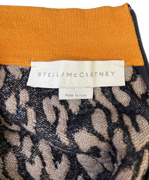 STELLA McCARTNEY（ステラマッカートニー）STELLA McCARTNEY (ステラマッカートニー) レオパード柄ニットスカート ブラウン サイズ:38の古着・服飾アイテム