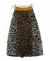 STELLA McCARTNEY（ステラマッカートニー）の古着「レオパード柄ニットスカート」｜ブラウン