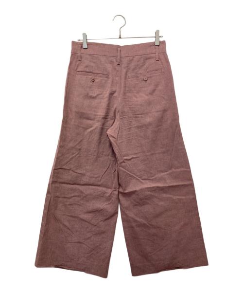 HaaT（ハート）Haat (ハート イッセイ ミヤケ) タックワイドパンツ ピンク サイズ:2の古着・服飾アイテム