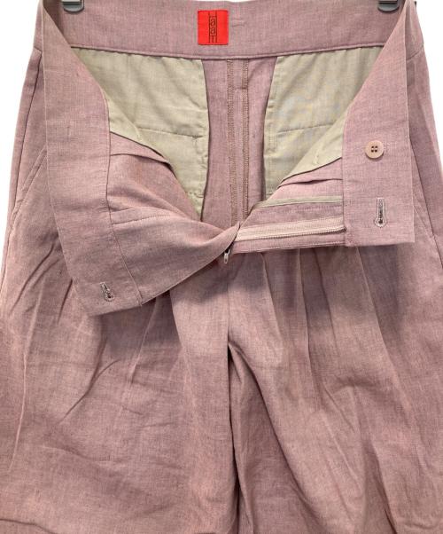 HaaT（ハート）Haat (ハート イッセイ ミヤケ) タックワイドパンツ ピンク サイズ:2の古着・服飾アイテム