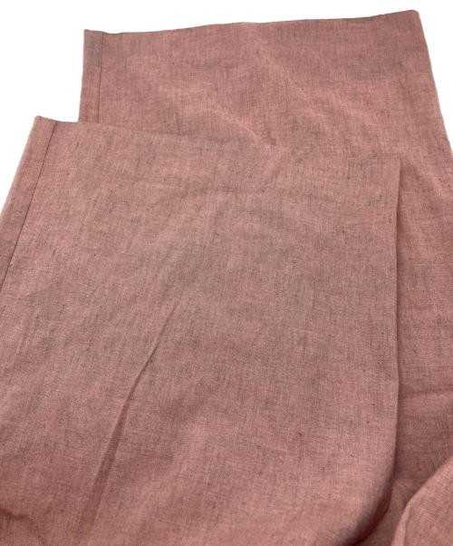 HaaT（ハート）Haat (ハート イッセイ ミヤケ) タックワイドパンツ ピンク サイズ:2の古着・服飾アイテム