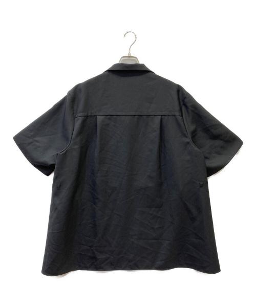 STUDIOUS（ステュディオス）STUDIOUS (ステュディオス) Open Collar Shirt ブラック サイズ:FREEの古着・服飾アイテム