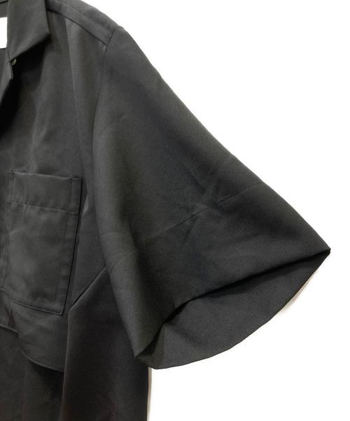 STUDIOUS（ステュディオス）STUDIOUS (ステュディオス) Open Collar Shirt ブラック サイズ:FREEの古着・服飾アイテム