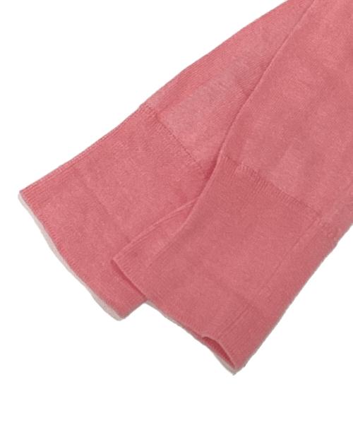 maison kitsune（メゾンキツネ）maison kitsune (メゾンキツネ) BOXY CARDIGAN ピンク サイズ:Sの古着・服飾アイテム