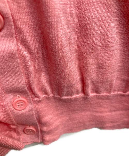 maison kitsune（メゾンキツネ）maison kitsune (メゾンキツネ) BOXY CARDIGAN ピンク サイズ:Sの古着・服飾アイテム