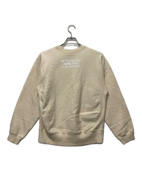 WASTED YOUTH（ウェイステッドユース）Wasted Youth (ウエステッド ユース) SWEAT SHIRT アイボリー サイズ:Mの古着・服飾アイテム