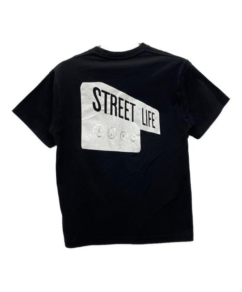 SEQUEL（シークエル）SEQUEL (シークエル) プリントTシャツ ブラック サイズ:Sの古着・服飾アイテム