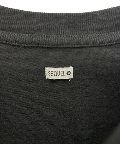 SEQUEL（シークエル）SEQUEL (シークエル) プリントTシャツ ブラック サイズ:Sの古着・服飾アイテム