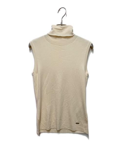 FOXEY（フォクシー）FOXEY (フォクシー) ノースリーブニット ホワイト サイズ:38の古着・服飾アイテム