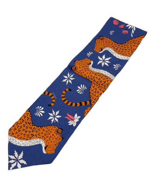 HERMES（エルメス）HERMES (エルメス) スカーフ　ツイルアップ　LES LEOPARDSの古着・服飾アイテム