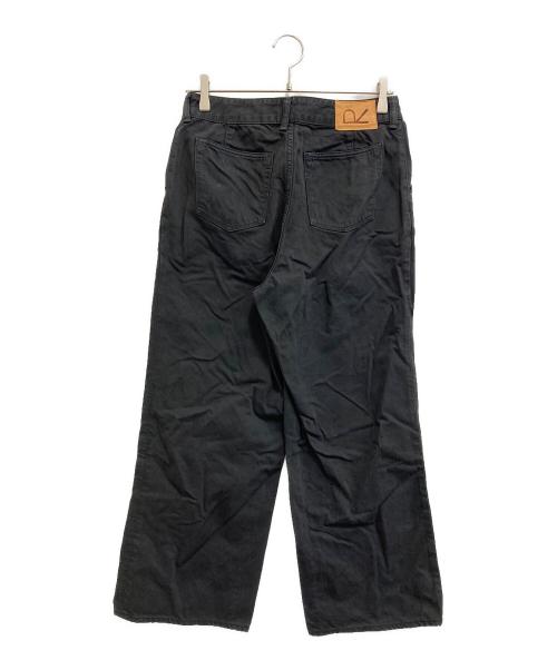 45R（フォーティファイブ・アール）45R (フォーティファイブ・アール) おこめデニムのシャルロットパンツ ブラック サイズ:SIZE 2の古着・服飾アイテム