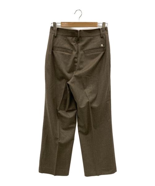 CALMER（カルメール）CALMER (カルメール) CANONICO (カノニコ）ワイドパンツ ブラウン サイズ:1の古着・服飾アイテム