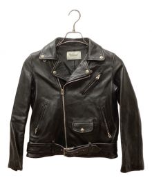 beautiful people（ビューティフルピープル）の古着「vintage leather riders jacket /ビンテージレザーライダースジャケット」｜ブラック