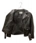 中古・古着 beautiful people (ビューティフルピープル) vintage leather riders jacket /ビンテージレザーライダースジャケット ブラック サイズ:150：19000円