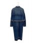 sacai (サカイ) ジップアップ デニム ミックス ドレス インディゴ サイズ:1：65000円