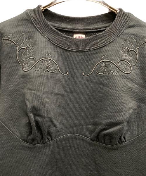FETICO（フェティコ）FETICO (フェティコ) 刺繍デザインスウェット ブラック サイズ:1の古着・服飾アイテム