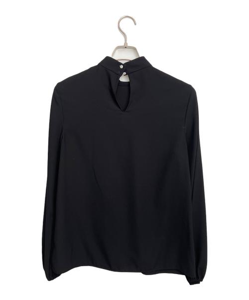 theory（セオリー）theory (セオリー) モックネックブラウス ブラック サイズ:Sの古着・服飾アイテム