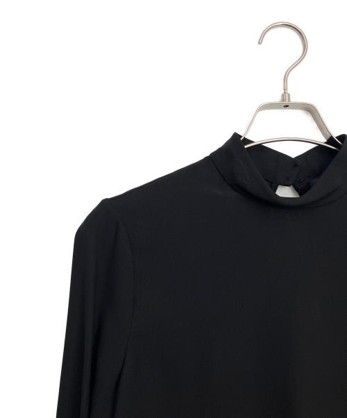 theory（セオリー）theory (セオリー) モックネックブラウス ブラック サイズ:Sの古着・服飾アイテム