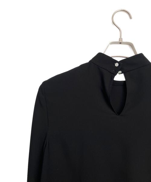 theory（セオリー）theory (セオリー) モックネックブラウス ブラック サイズ:Sの古着・服飾アイテム