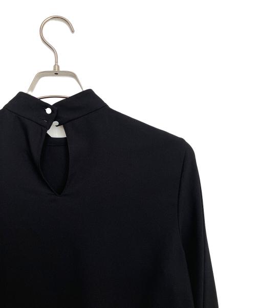 theory（セオリー）theory (セオリー) モックネックブラウス ブラック サイズ:Sの古着・服飾アイテム
