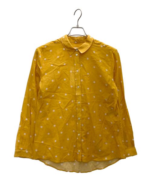 SEZANE（セザンヌ）SEZANE (セザンヌ) コットンシルクドットシャツ イエロー サイズ:SIZE40 未使用品の古着・服飾アイテム