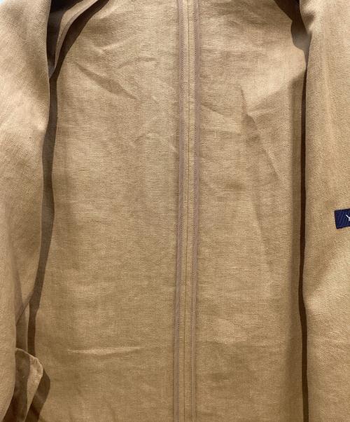 YLEVE（イレーヴ）YLEVE (イレーヴ) リネンジャケット ブラウン サイズ:2の古着・服飾アイテム