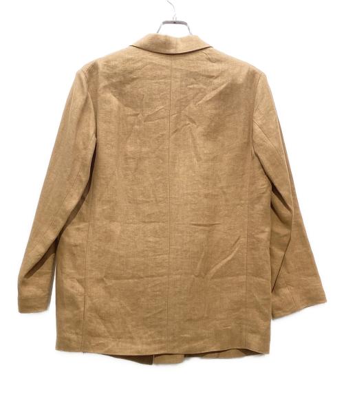 YLEVE（イレーヴ）YLEVE (イレーヴ) リネンジャケット ブラウン サイズ:2の古着・服飾アイテム