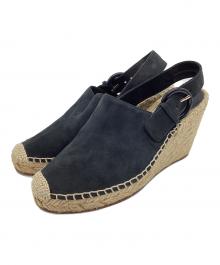 CELINE（セリーヌ）の古着「エスパドリーユサンダル」｜ブラック