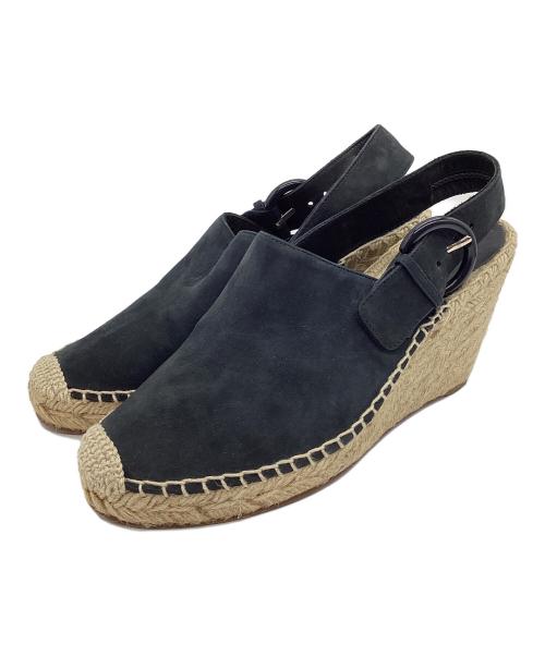 CELINE（セリーヌ）CELINE (セリーヌ) エスパドリーユサンダル ブラック サイズ:36の古着・服飾アイテム