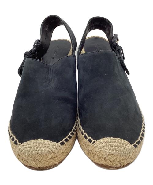 CELINE（セリーヌ）CELINE (セリーヌ) エスパドリーユサンダル ブラック サイズ:36の古着・服飾アイテム