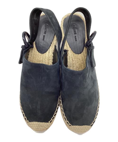 CELINE（セリーヌ）CELINE (セリーヌ) エスパドリーユサンダル ブラック サイズ:36の古着・服飾アイテム