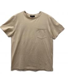 A.P.C.（アーペーセー）の古着「ポケットロゴTシャツ」｜ベージュ