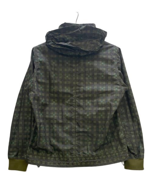 nonnative（ノンネイティブ）nonnative (ノンネイティブ) OFFICER BLOUSON C/N TUSSAH PLAID PRINT WITH GORE-TEX INFINIUM グリーンの古着・服飾アイテム