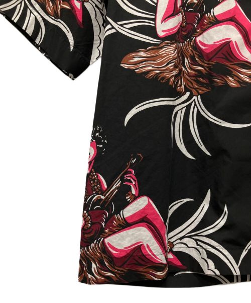 PRADA（プラダ）PRADA (プラダ) コンビネーションプリント半袖シャツ ブラック サイズ:36の古着・服飾アイテム