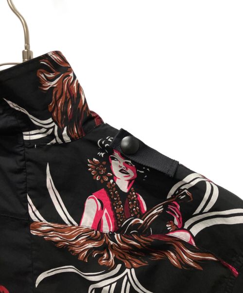 PRADA（プラダ）PRADA (プラダ) コンビネーションプリント半袖シャツ ブラック サイズ:36の古着・服飾アイテム