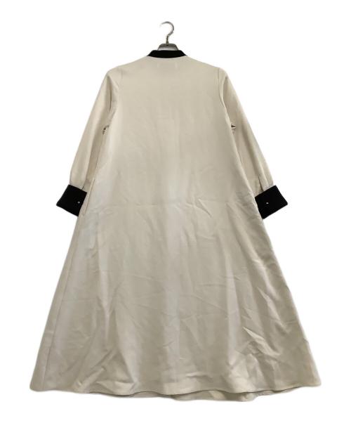 SHIPS any（シップスエニィ）SHIPS any (シップスエニィ) ダブルクロス Aライン シャツワンピース ホワイト サイズ:freeの古着・服飾アイテム