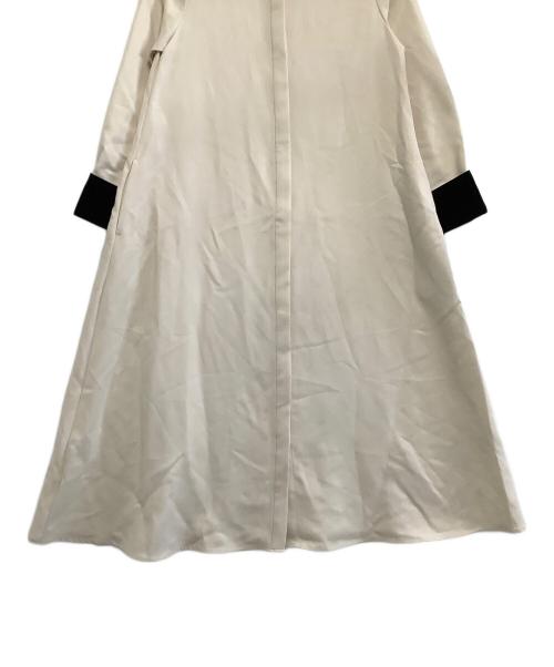 SHIPS any（シップスエニィ）SHIPS any (シップスエニィ) ダブルクロス Aライン シャツワンピース ホワイト サイズ:freeの古着・服飾アイテム