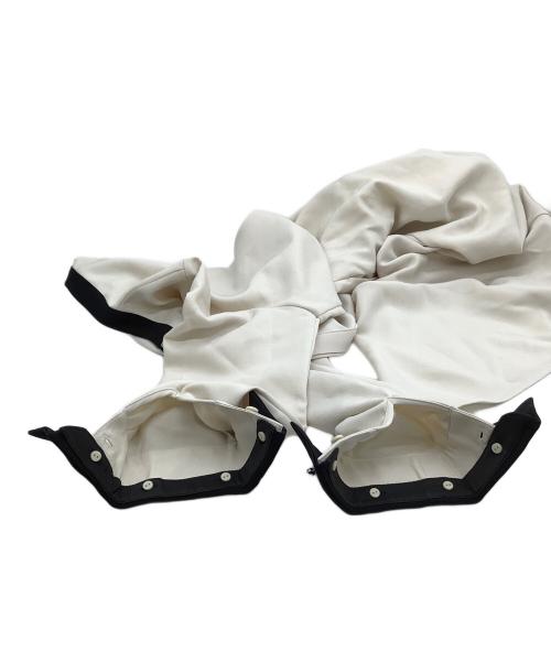 SHIPS any（シップスエニィ）SHIPS any (シップスエニィ) ダブルクロス Aライン シャツワンピース ホワイト サイズ:freeの古着・服飾アイテム