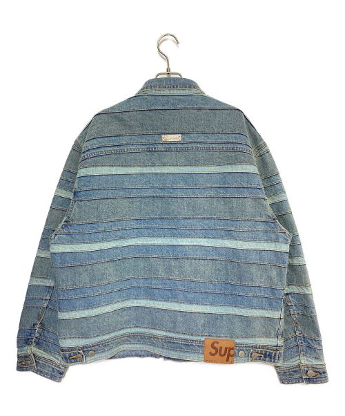 SUPREME（シュプリーム）SUPREME (シュプリーム) Layered Denim Trucker Jacket ブルー サイズ:XLの古着・服飾アイテム