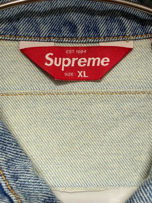 SUPREME（シュプリーム）SUPREME (シュプリーム) Layered Denim Trucker Jacket ブルー サイズ:XLの古着・服飾アイテム