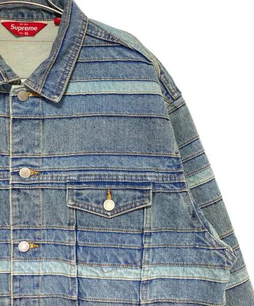 SUPREME（シュプリーム）SUPREME (シュプリーム) Layered Denim Trucker Jacket ブルー サイズ:XLの古着・服飾アイテム
