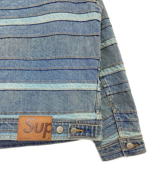 SUPREME（シュプリーム）SUPREME (シュプリーム) Layered Denim Trucker Jacket ブルー サイズ:XLの古着・服飾アイテム