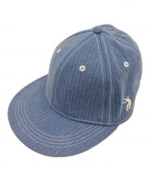 UNION×J.CREW（ユニオン×ジェイクルー）の古着「Embroidered Herringbone Cap」｜ブルー