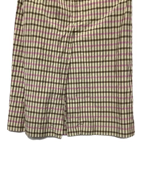 TELA（テラ）TELA (テラ) チェックワンピース ベージュ サイズ:42の古着・服飾アイテム