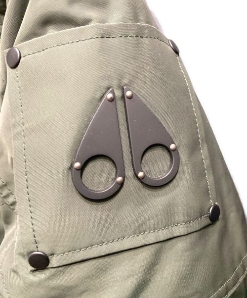MOOSE KNUCKLES（ムース ナックルズ）MOOSE KNUCKLES (ムース ナックルズ) GODBOUT JACKET/ダウンジャケット カーキ サイズ:Lの古着・服飾アイテム