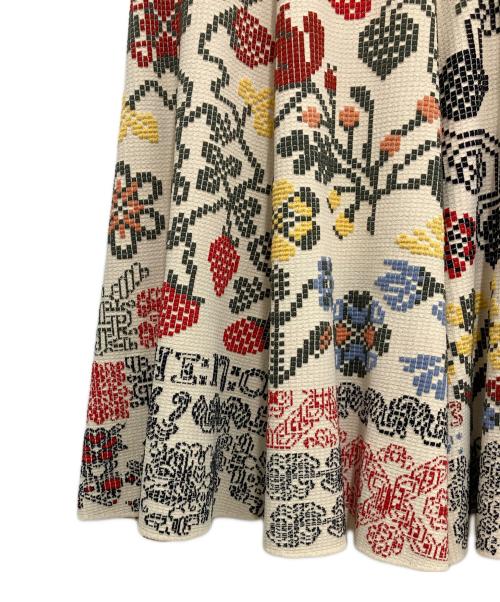 ALEXANDER McQUEEN（アレキサンダーマックイーン）ALEXANDER McQUEEN (アレキサンダーマックイーン) ニットスカート ベージュ サイズ:Sの古着・服飾アイテム