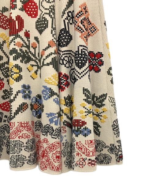 ALEXANDER McQUEEN（アレキサンダーマックイーン）ALEXANDER McQUEEN (アレキサンダーマックイーン) ニットスカート ベージュ サイズ:Sの古着・服飾アイテム