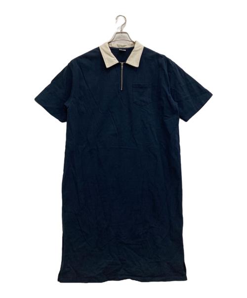 ALORE（アローレ）ALORE (アローレ) ラガーシャツワンピース ネイビー サイズ:Fの古着・服飾アイテム